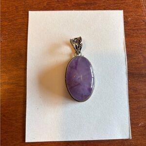 Sterling Silver Amethyst Pendant